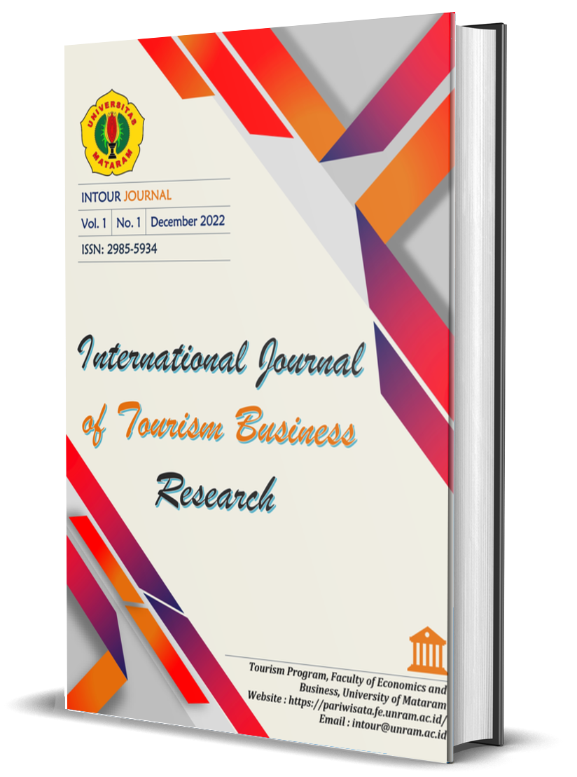 					View Vol. 1 No. 1 (2022): International Journal of Tourism Business Research (INTOUR)
				