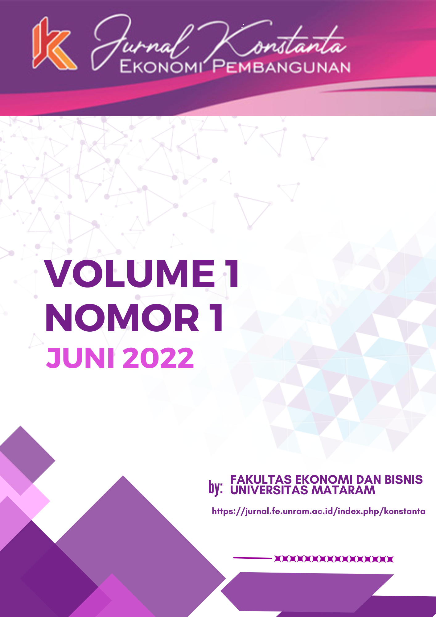 					View Vol. 1 No. 1 (2022): Jurnal Konstanta : Ekonomi Pembangunan, Juni 2022
				