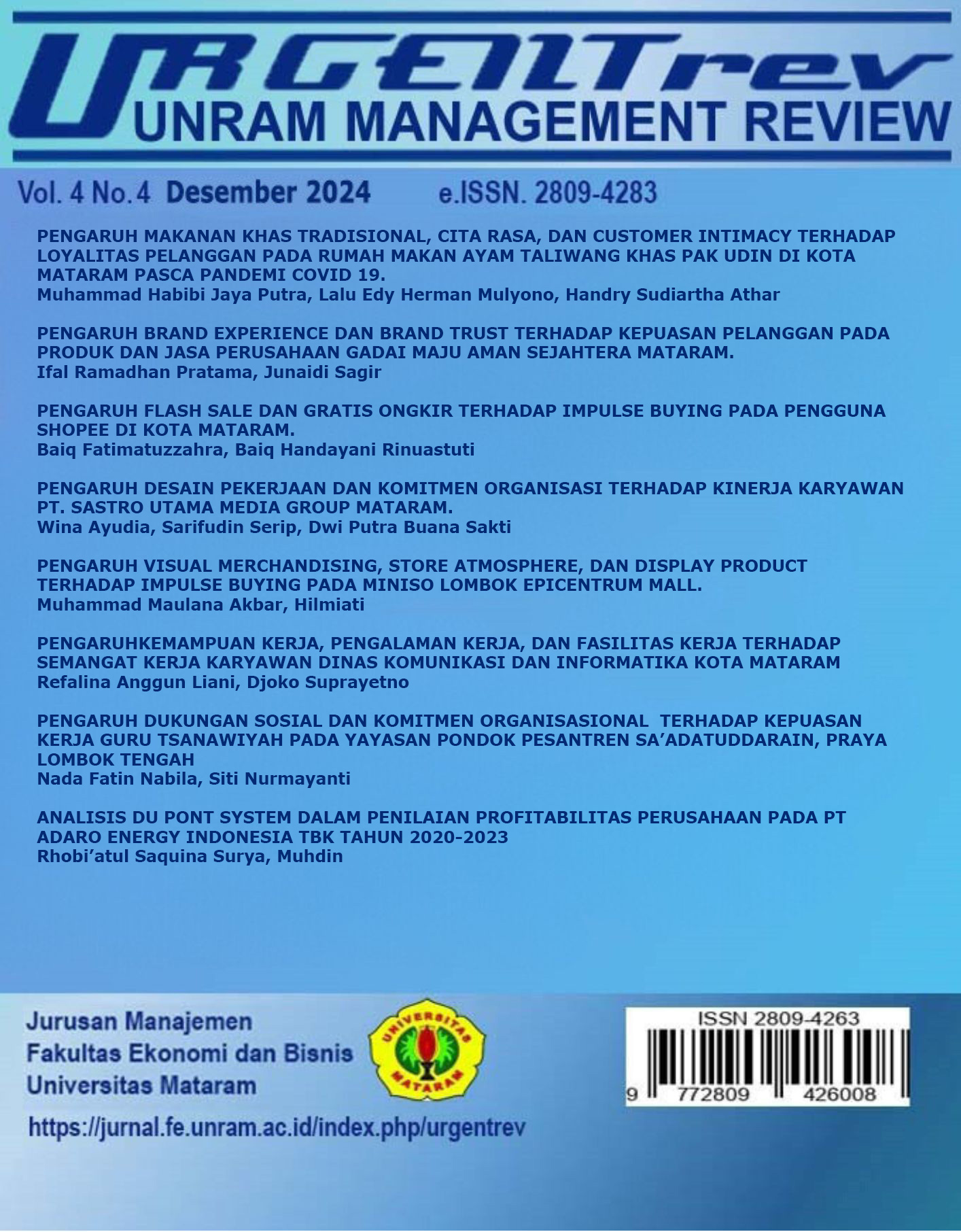 					View Vol. 4 No. 4 (2024): URGENTREV DESEMBER 2024
				