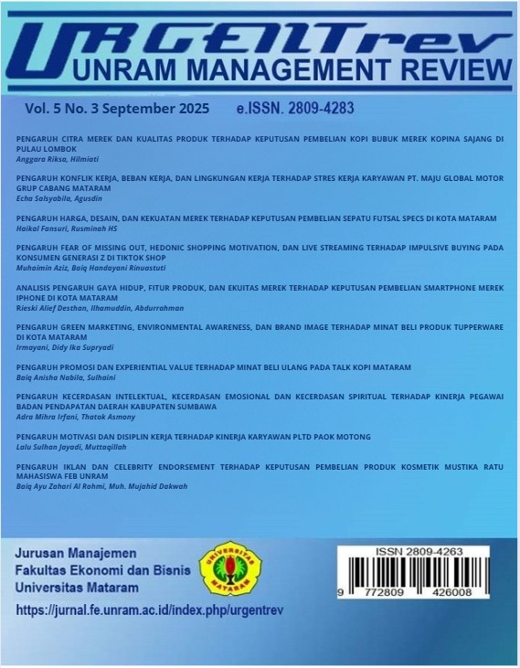 					View Vol. 5 No. 3 (2025): URGENTREV EDISI SEPTEMBER 2025
				